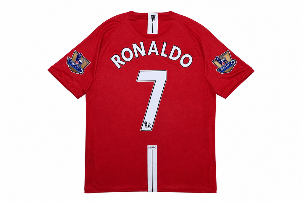 2008 Manchester United Home Cristiano Ronaldo #7 Jersey