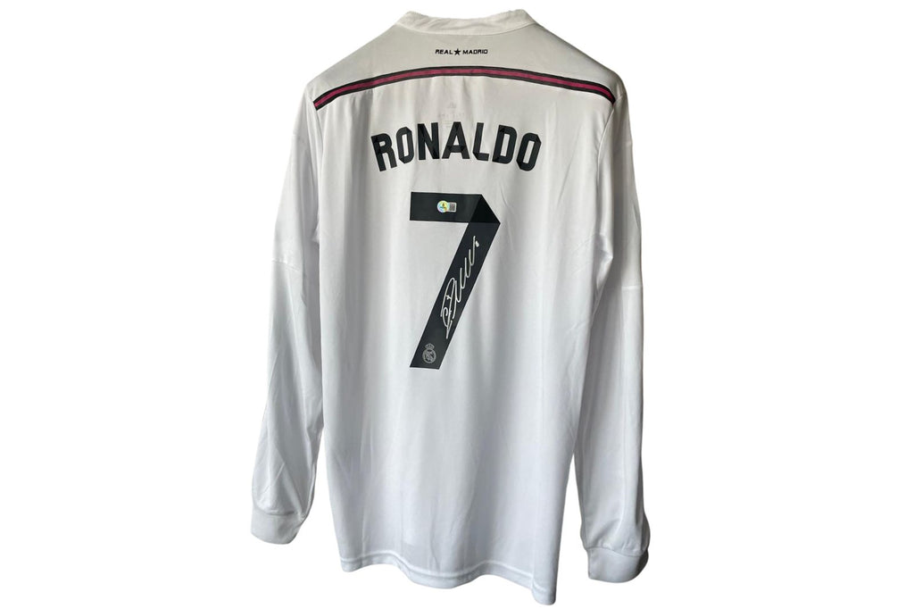 Autographed Cristiano Ronaldo Custom Real Madrid Jersey