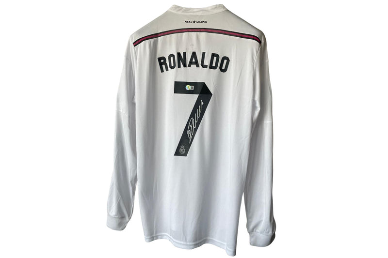 Autographed Cristiano Ronaldo Custom Real Madrid Jersey