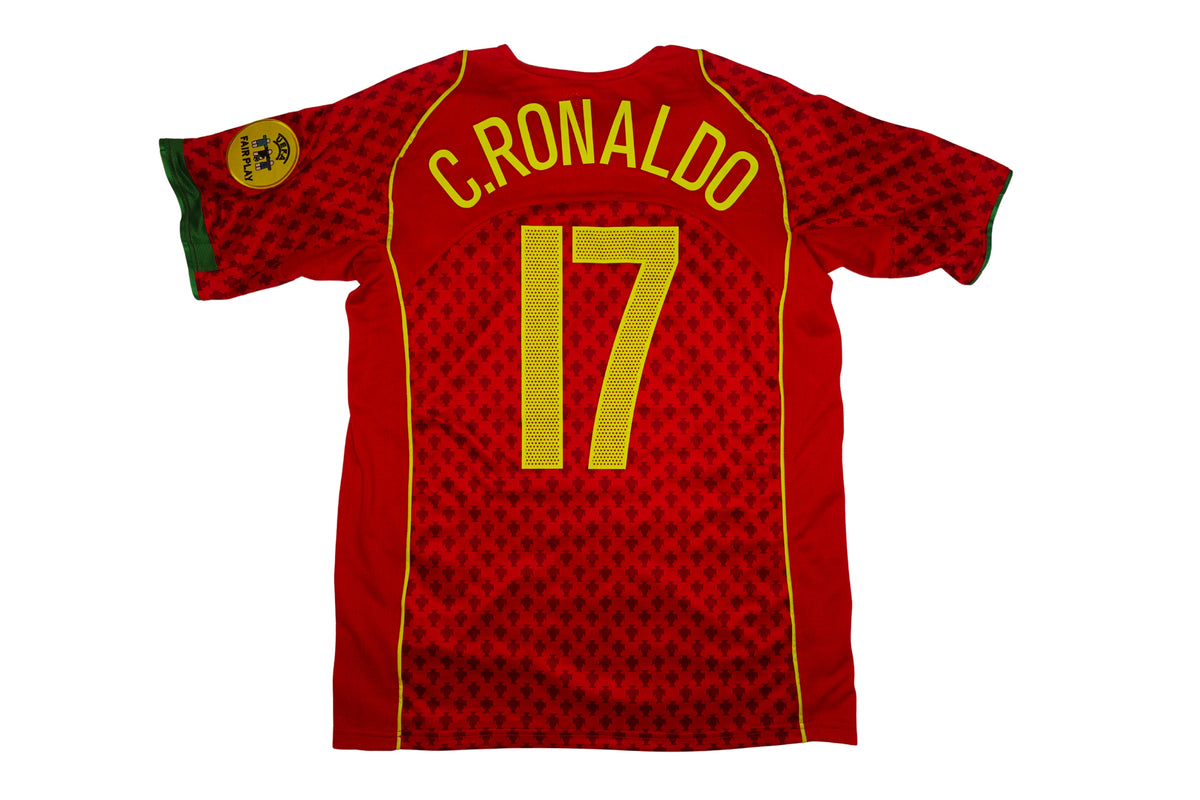 2004 Portugal #17 Cristiano Ronaldo Home Jersey