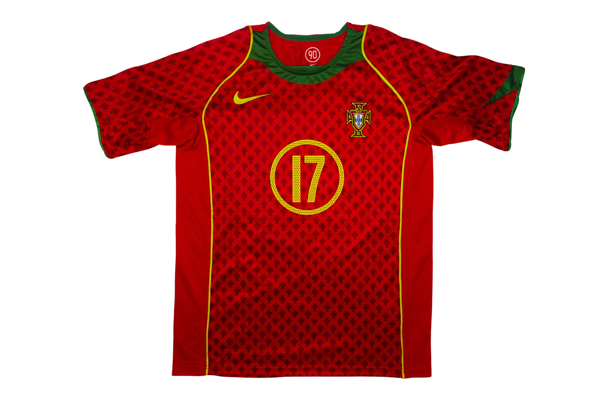 2004 Portugal #17 Cristiano Ronaldo Home Jersey