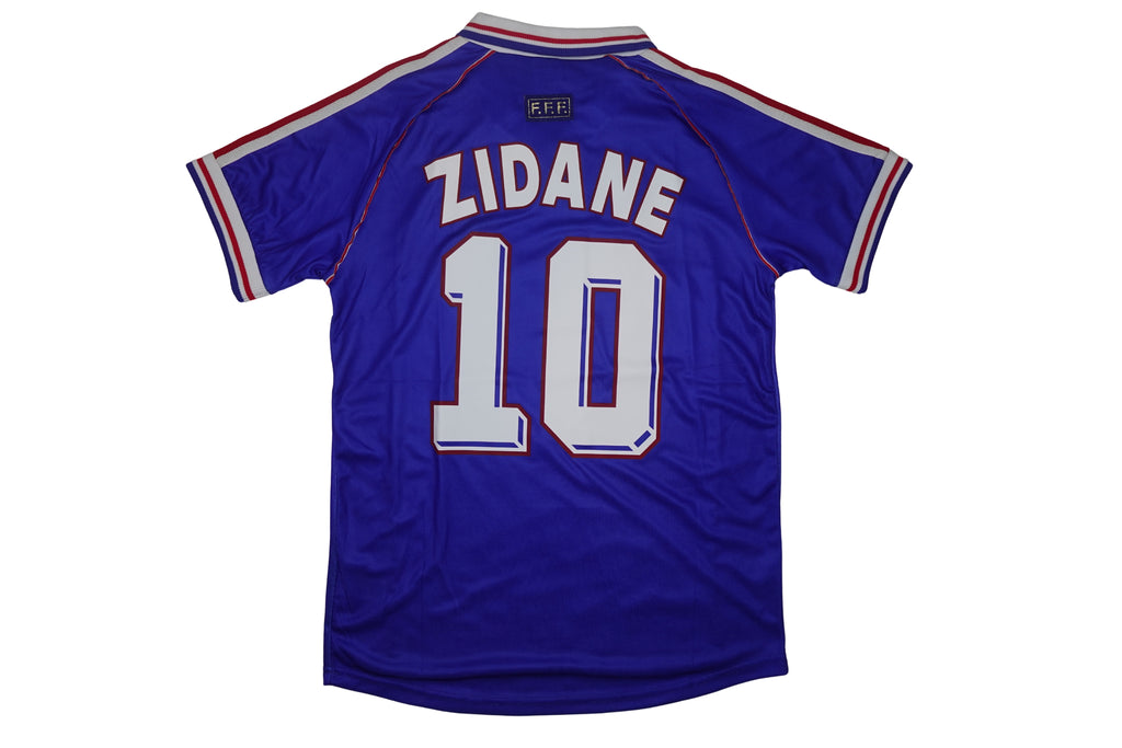 1998 France Home #10 Zinadine Zidane Jersey